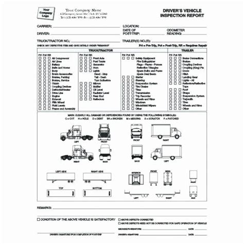 Items 49 to 72 of 122 total. Trailer Inspection form Template Lovely Truck Rental ...