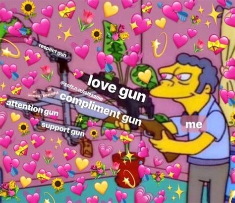 Simpsons Hearts Love And Support Cute Love Memes Love Memes