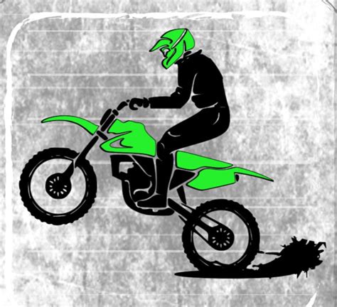 Dirt Bike Rider Svg Cut File Motorcycle Svg Dirt Bike Svg Etsy