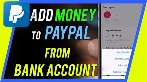 Paypal accounts are easy to set up, but before you can use them you'll need a balance. How to Add Money to PayPal from Bank Account - YouTube