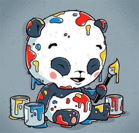 Pin By Karina Paniccia 🐼 On Panda Panda Artwork Panda Art Cute Panda