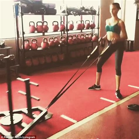 Rachael Finch Posts Instagram Video Displaying Incredible Strength In