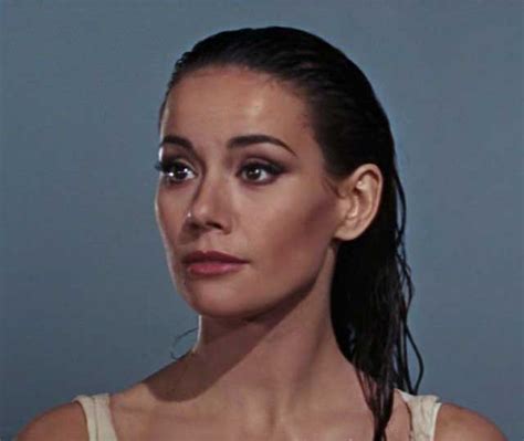 James Bond Film Review Claudine Auger On Set In Thunderball