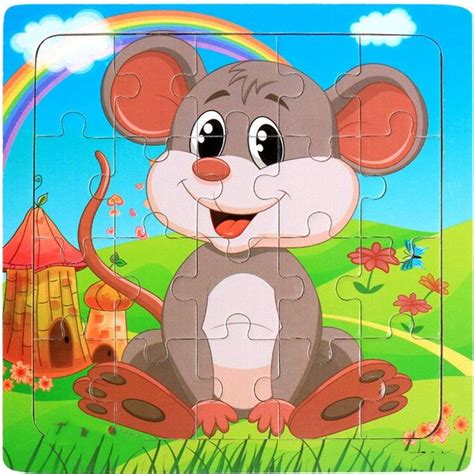 Educational Toy Cartoon Age Appropriate Toys Animal Puzzles Animal
