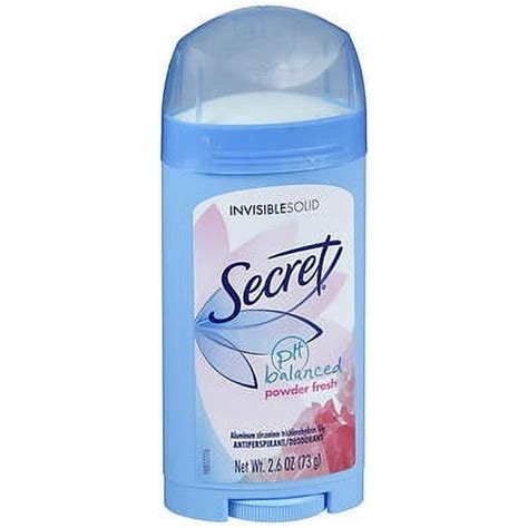 Secret Invisible Solid Anti Perspirantdeodorant Ph Balanced Powder