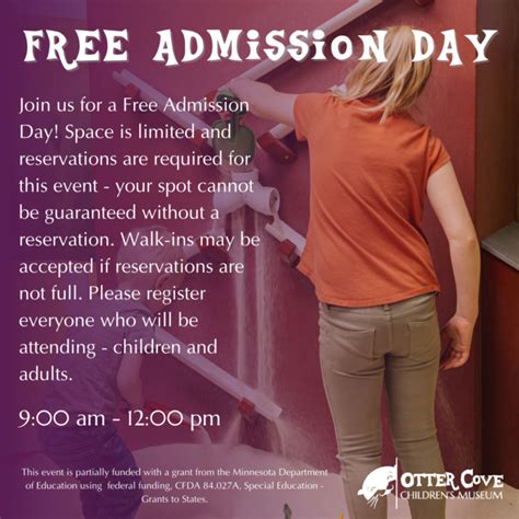 Free Admission Day Otter Cove Visit Fergus Falls
