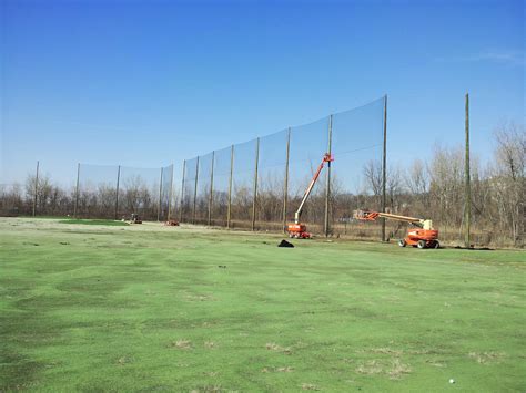 Driving Range Barrier Net Installation Alley Pond Queens Ny Grn