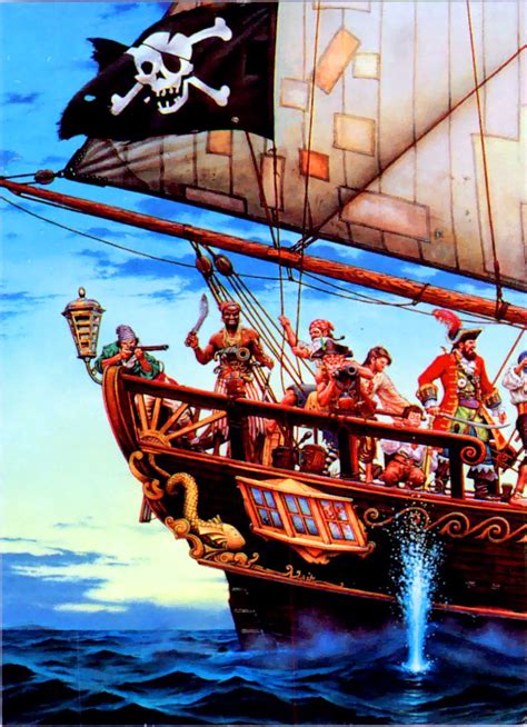 Pirate Ship In Battle By Don Maitz Pirate Images Pirate Art Travel Art