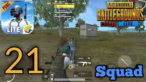 Pubg Mobile Lite Squad Android Gameplay Walkthrough Part 21 Youtube