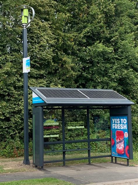 Uks First Wind And Solar Powered Bus Shelter Arrives In Telford