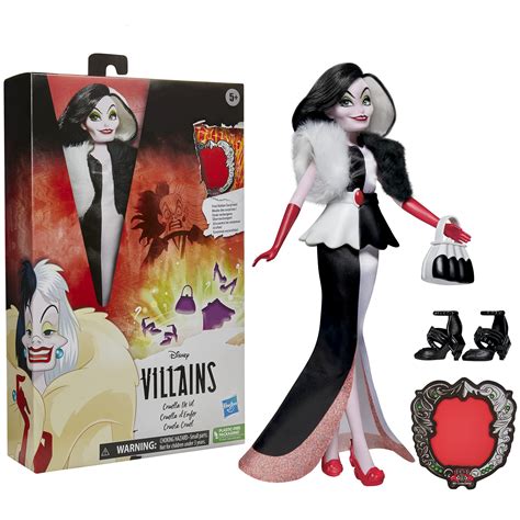 Disney Villains Cruella De Vil Fashion Doll Accessorib08trm6xqt