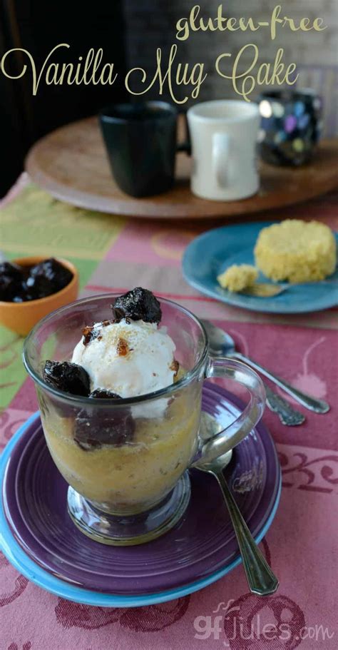 You can whip it up with pantry staples & in no time at all! Gluten Free Vanilla Mug Cake | Recipe | Gluten free ...
