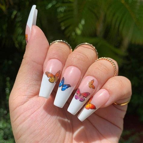 butterfly nails long nail designs 2020 draw o