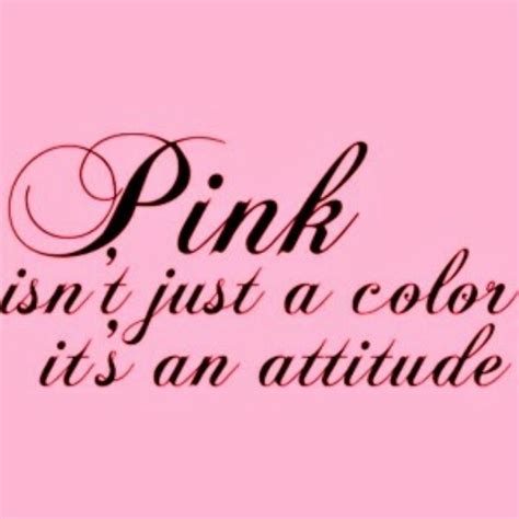 Pink Color Quotes Quotesgram