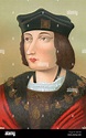 CHARLES VIII King of France 1483-1498 son of Louis XI Date Stock Photo ...