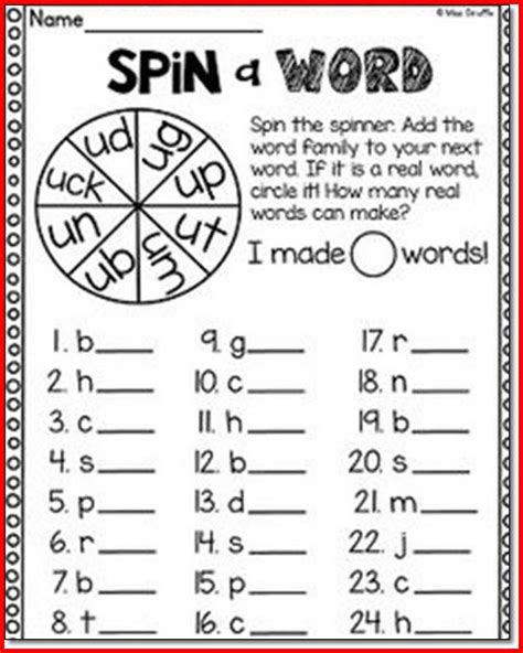 2nd Grade Phonics Worksheets For Learning â Free Printables Free