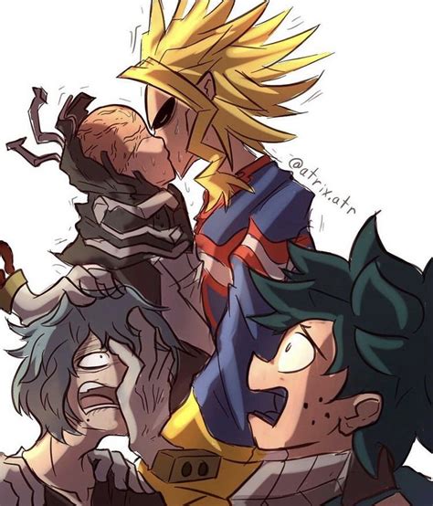 All Might And All For One Kissing