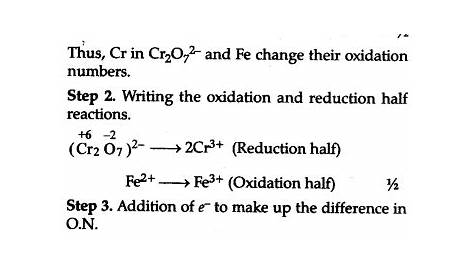 Balancing Redox Equations Worksheet