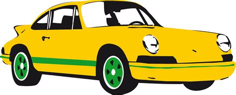 Clip Art Sport Car Yellow Scalable Vector Clipart Best Clipart