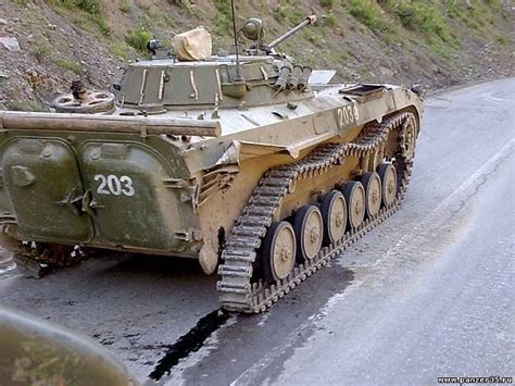 Battle Damage On Russian Bmp 2 During 2008 South Ossetian War