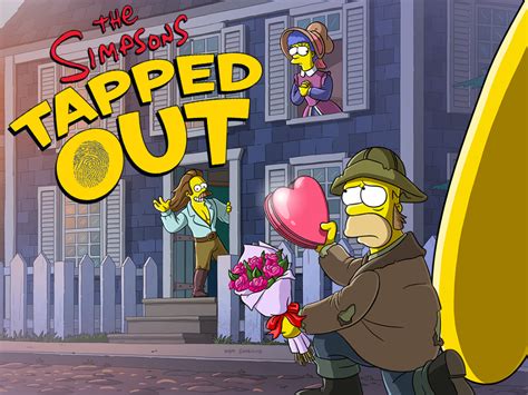The Simpsons Tapped Out Valentines Day 2021 Loading Screen