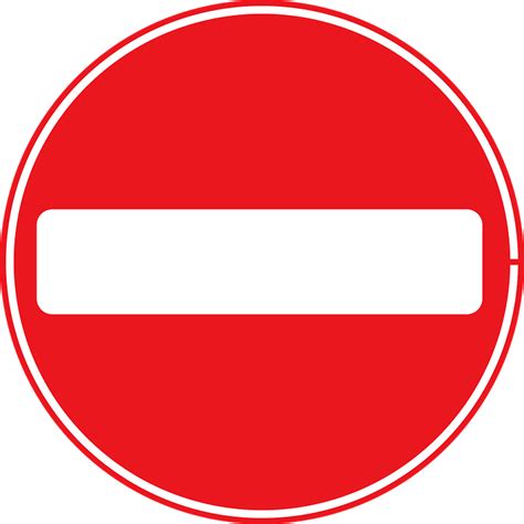 No Entry Traffic Sign Transparent Png Stickpng Sexiz Pix