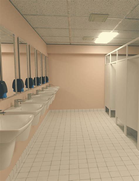 High School Bathroom School Bathroom School Interior School Hallways