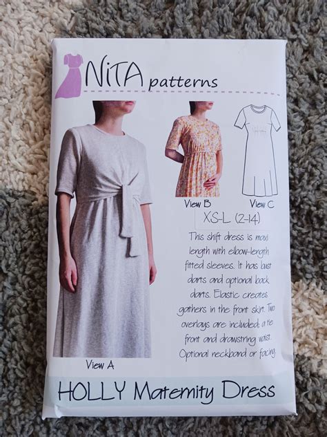 Holly Maternity Dress Nita Ladies Dress Pattern Elegant Threads Co