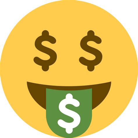 🤑 Money Mouth Face Emoji Rich Emoji