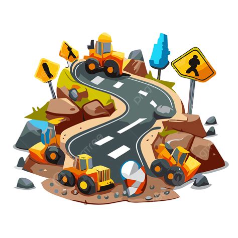 Tree Road Construction Png Vector Psd And Clipart With Transparent