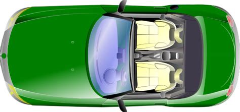 Green Car Top View Clip Art At Vector Clip Art Online
