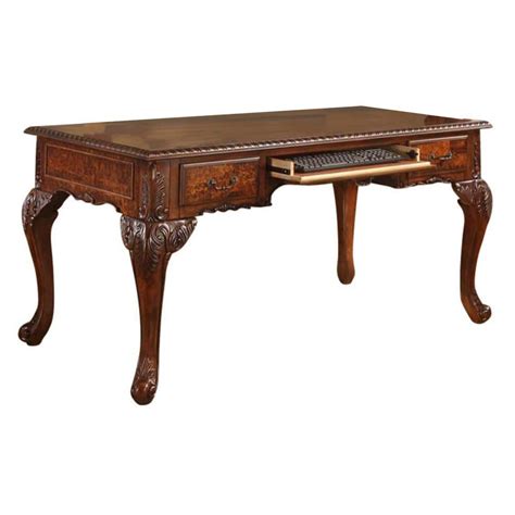 Best Master Furniture Princeton 60 In Traditional Walnut Solid Wood