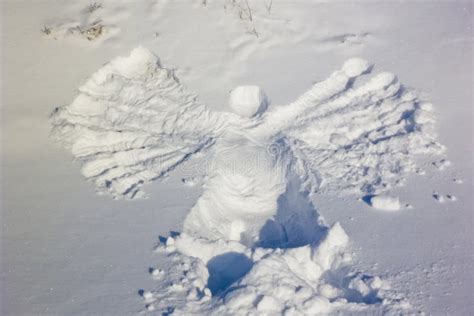 Angel In The Snow Royalty Free Stock Photo Image 34449555