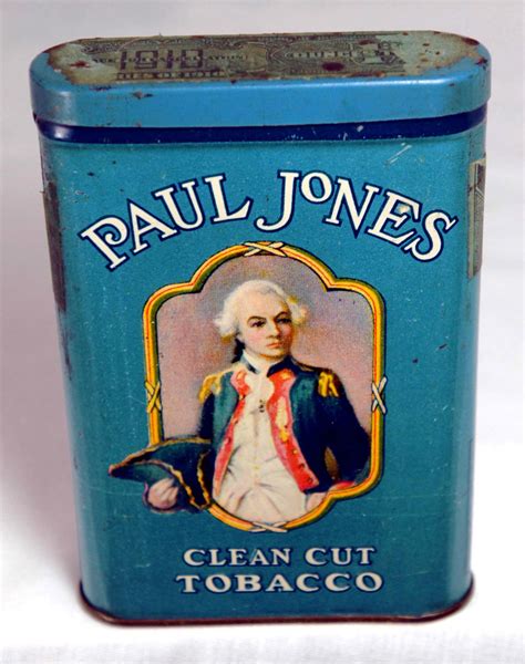 Paul Jones Tobacco Tin Antique Tobacco Tins And Collectibles