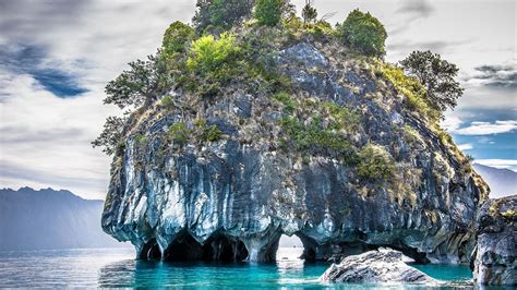 Landscape Lake Water Rock Nature Blue Ice Cave Turquoise