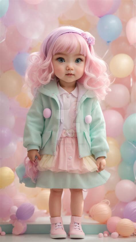 Adorable Pastel Girl 3d By Xrebelyellx On Deviantart