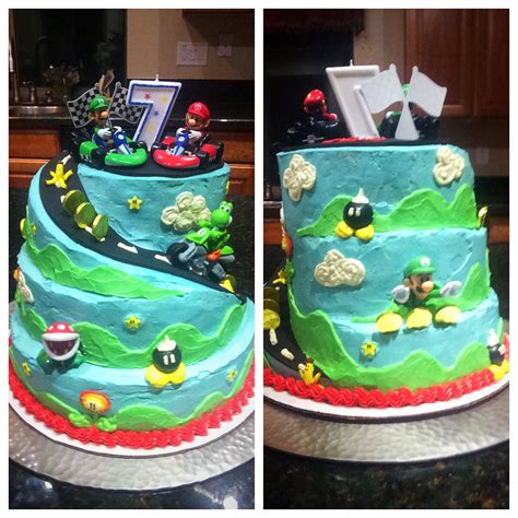 Great for gumpaste cake toppers! Fun Mario Kart cake my wife made for our son (details in ...