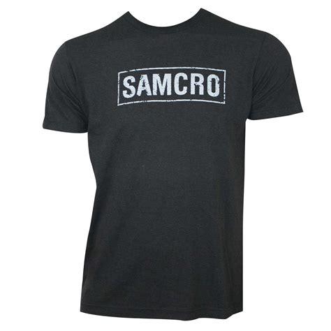 Sons Of Anarchy Mens Black Samcro T Shirt