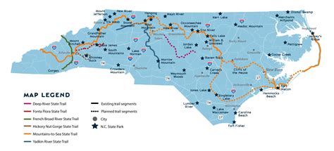 Map Of North Carolina State Parks