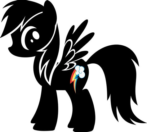 Rainbow Dash Silhouette By Largent2005 On Deviantart