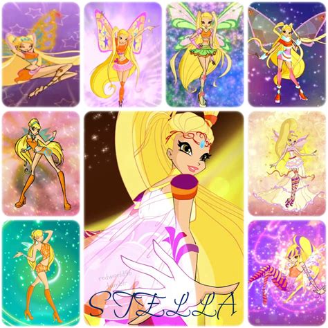 Stella All Transformations Winx Club Sailor Scouts Photo 36718544