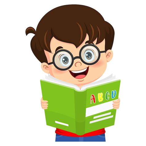 Linda Chica De Dibujos Animados Leyendo Un Libro Png Dibujos Animados