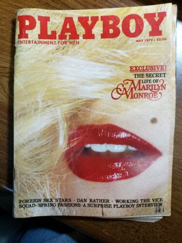 Playboy Magazine May 1979 The Secret Life Of Marilyn Monroe Values Mavin