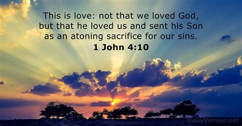 This Is Love Not That We Loved God But That He Loved Us And Sent His