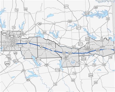 Texas Interstate Hwy Maps