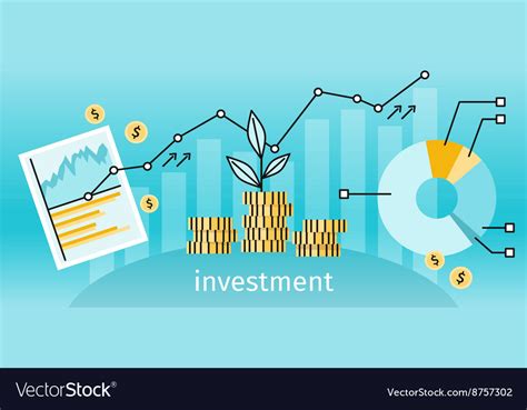 Finance Investment Concept Banner Royalty Free Vector Image