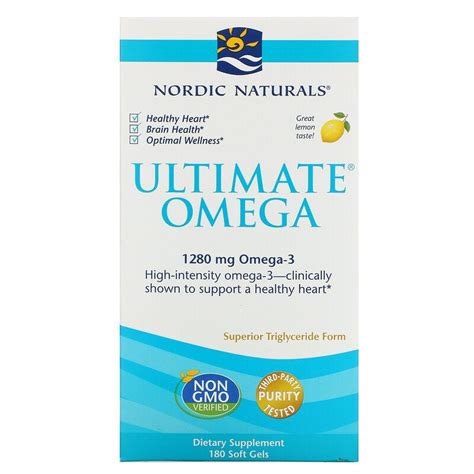 nordic naturals ultimate omega lemon 1 280 mg 180 soft gels shopee philippines