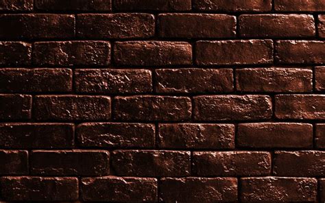 Télécharger Fonds Décran Brickwall Marron 4k Briques Brunes