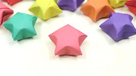 How To Make Lucky Paper Stars Origami Lucky Star Tutorial