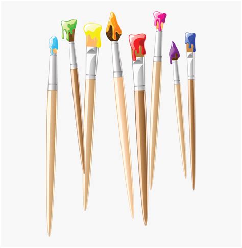 Paintbrush Clip Art Paint Brushes Clipart Png Transparent Png Kindpng